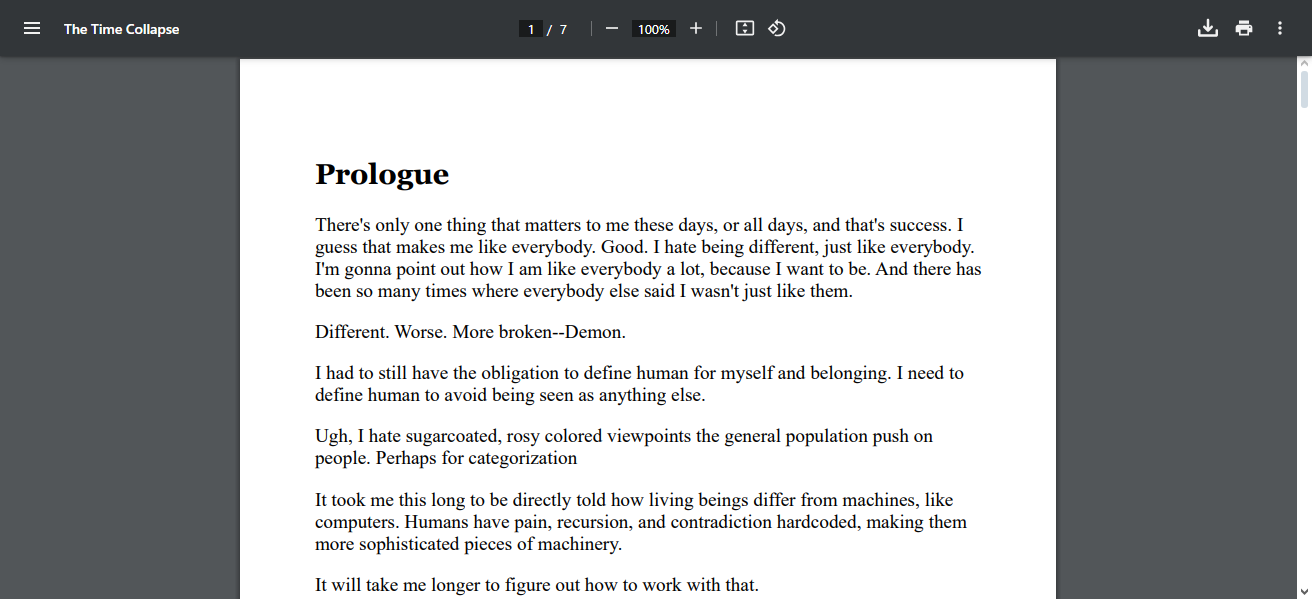 image 1 - The Time Collapse Zine